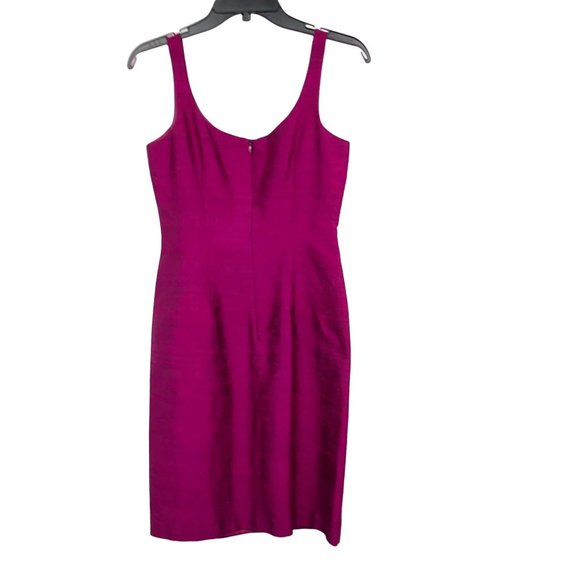 Vintage Laundry by Shelli Seagal Dress Womens 4 Used Magenta Silk - Picture 2 of 16